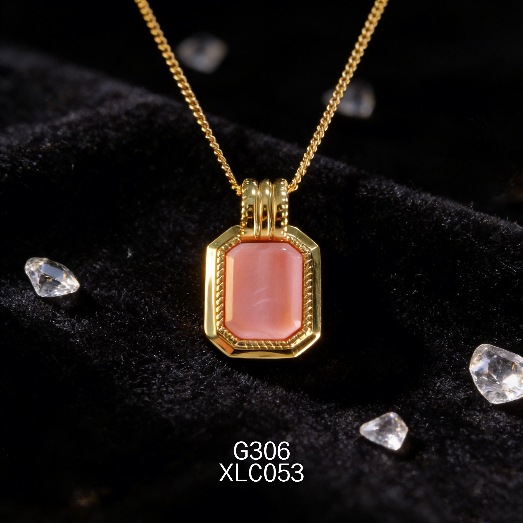 电镀黄金 8.5 x 10.5mm 女皇贝项链