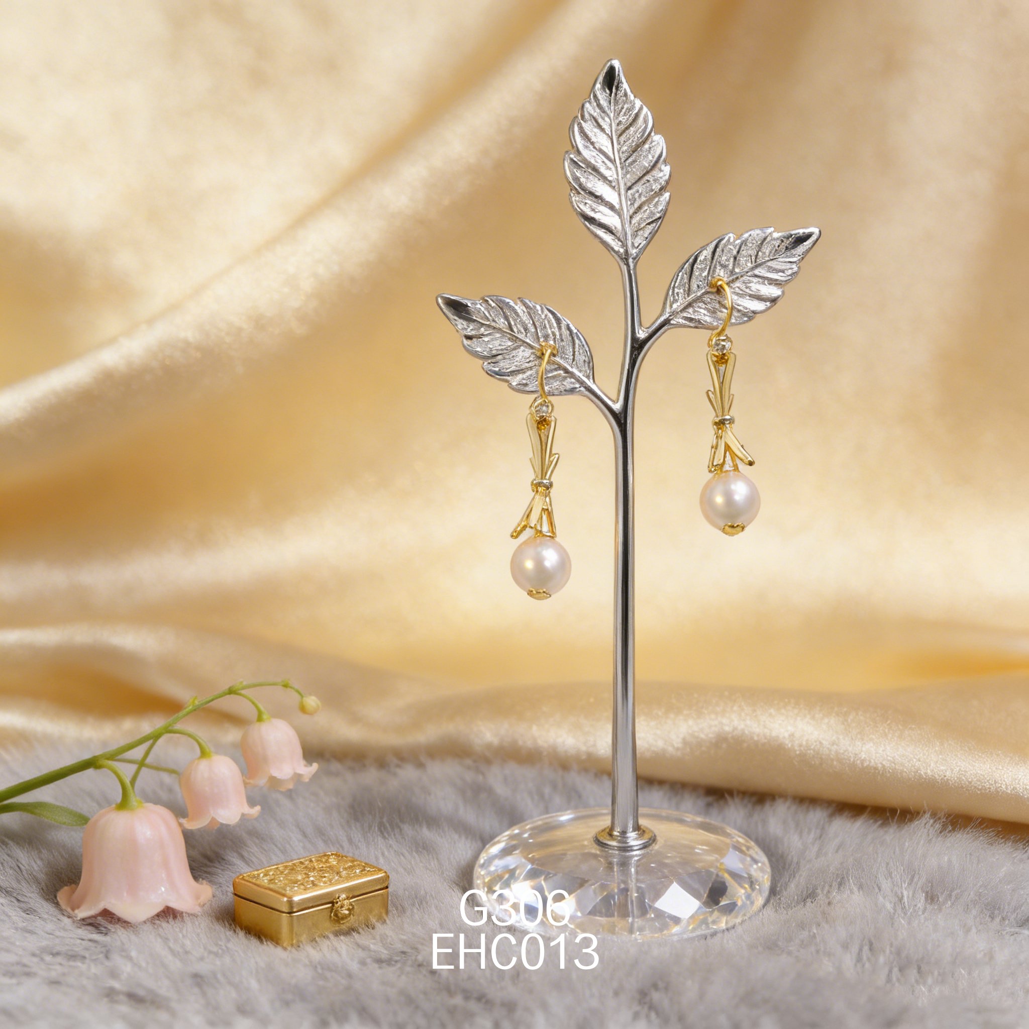 电分色日本珠耳环